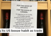 One of the most visible ways that Canada responded to President Donald Trump’s tariffs was by sharply restricting U.S. alcohol sales. AP Photo/Jill Colvin